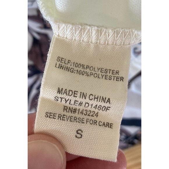 NWT Pink + Sophie Floral Flutter Sleeve Maxi Dress Small Surplice Neck $62.50 - Picture 3 of 9